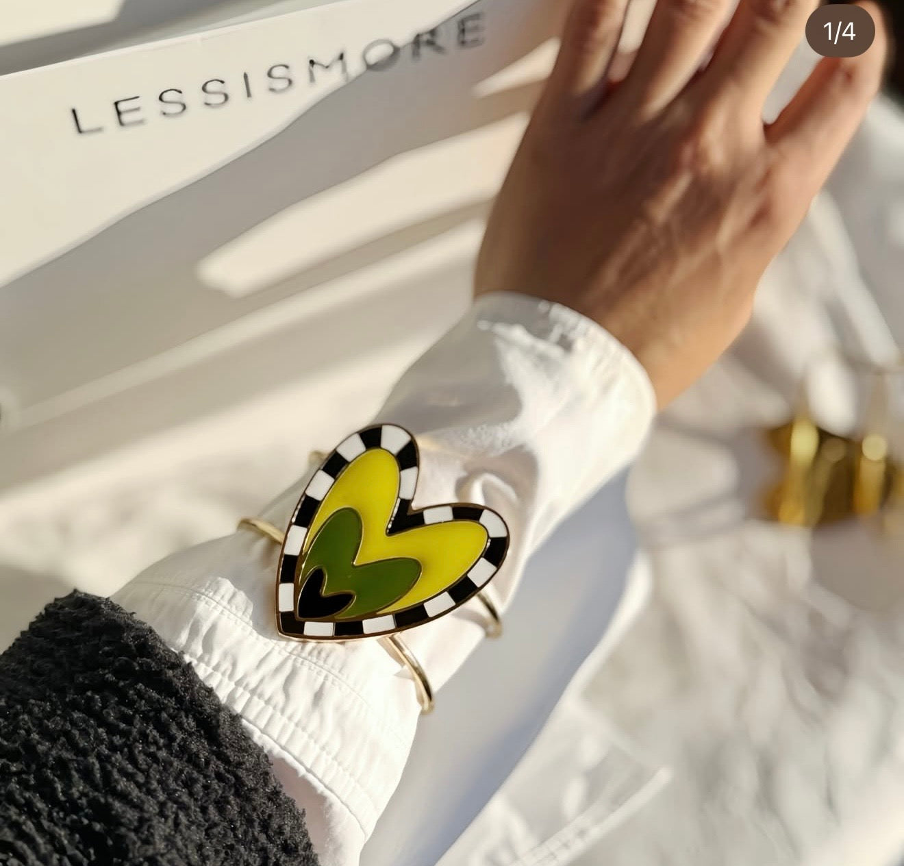 Bracelet Heart - Green