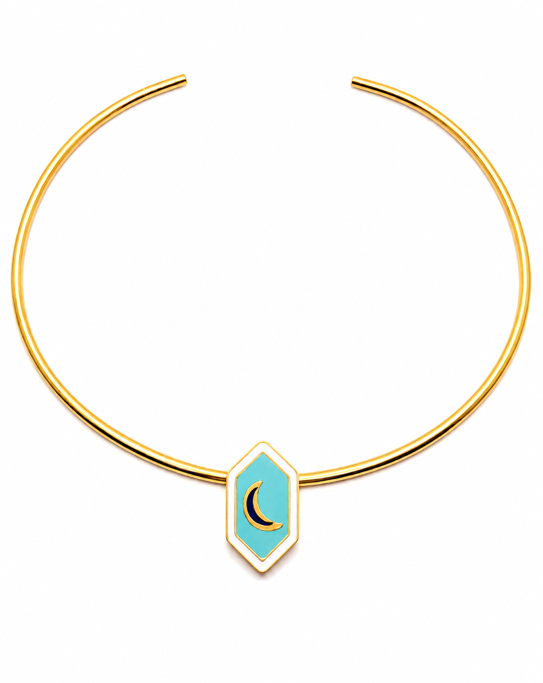 Celestine Necklace - Moon